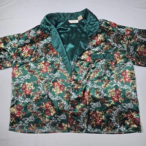 VTG Gold Label Victoria's Secret Floral Kimono Pajama Top Robe REPAIR NEEDED - Picture 1 of 12