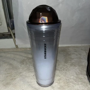 Starbucks Chiseled Silver Dome Lids To Go Cup Travel Tumbler Venti 24oz - Bild 1 von 3