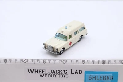 Mercedes-Benz "Binz" Ambulance 1960's Lesney Matchbox Series 3 Superfast England - Image 1 of 4