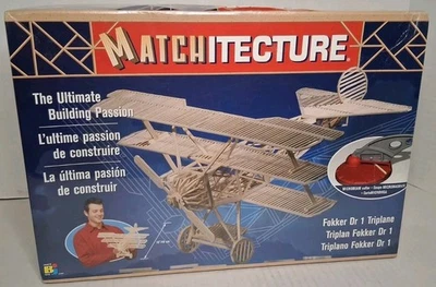 Matchitecture Fokker Dr 1 Triplane Model Kit Jouets Toys New In Sealed Box  - Image 1 of 4