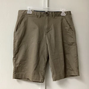 JACHS NEW YORK Mens Light Khaki Flat Front Olive Green Shorts Size 30 NWT - Picture 1 of 19