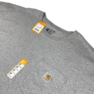 Carhartt Men's Loose Fit Heavyweight S/S Pocket T-Shirt Gray • 3XLT | TALL - Picture 1 of 8