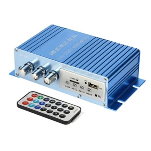 50W+50W Mini Car Amplifier Supports USB Flash Drive TF Card with Power Supply - Picture 1 of 6