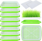 10 Packs Seed Sprouter Trays 13.4 X 10 Inches Microgreens Growing Trays New