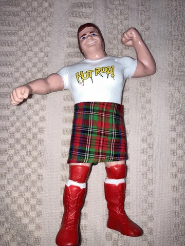 Rowdy Roddy Piper w/ Red Boots + KILT (1984 Series 1) 8" Figure (EXCELLENT) Cover