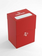 Gamegenic Deck Holder 80+ Red Collectible Card Sleeves Storage Box CCG LCG