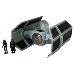 Micro Machines Star Wars Action Fleet Tie Fighter Darth Vader & Imperial Pilot 