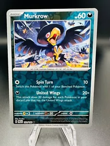 Pokemon TCG - Reverse Holo Murkrow 131/193 - Paldea Evolved 2023 - Picture 1 of 2