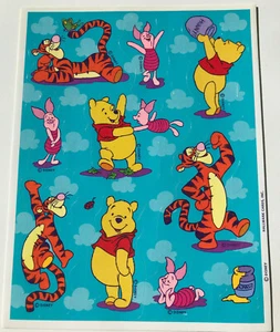 VTG Hallmark Stickers  -  Winnie The Pooh  -  Piglet - Walking on Clouds - Picture 1 of 1