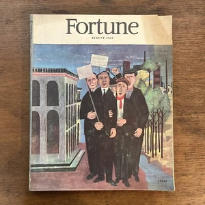 Vintage Fortune Magazine August 1947 Ben Shahn Cover - Bild 1 von 14