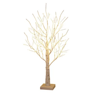 Birch Tree with LED Lights Warm Fairy Lighted White Birch Tree with 144 LEDs - Picture 1 of 11