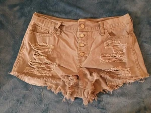 Hollister hoch geschnittene Damenshorts Größe 13/31" - Bild 1 von 4