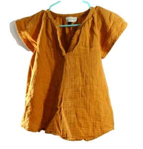 Camicetta donna svolazzante manica corta in garza - filo universale™-XS - Foto 1 di 3