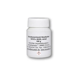 Strontiumchlorid-Hexahydrat Reinst Strontium Meerwasser Riffaquarium 100 g Dose - Bild 1 von 5