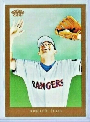 2009 Topps 206 Baseball Bronze Parallel #282 Ian Kinsler - Texas Rangers - Image 1 of 2