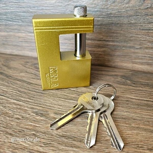 Sicherheits-Vorhängeschloss, Monoblock, verschiedene Größen,  High-Security - Bild 1 von 46