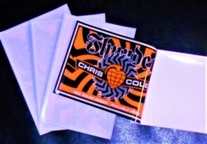 THUNDER TRUCKS 2003 Chris Cole pro colorway promo window cling decals (lot of 4) - Imagen 1 de 1