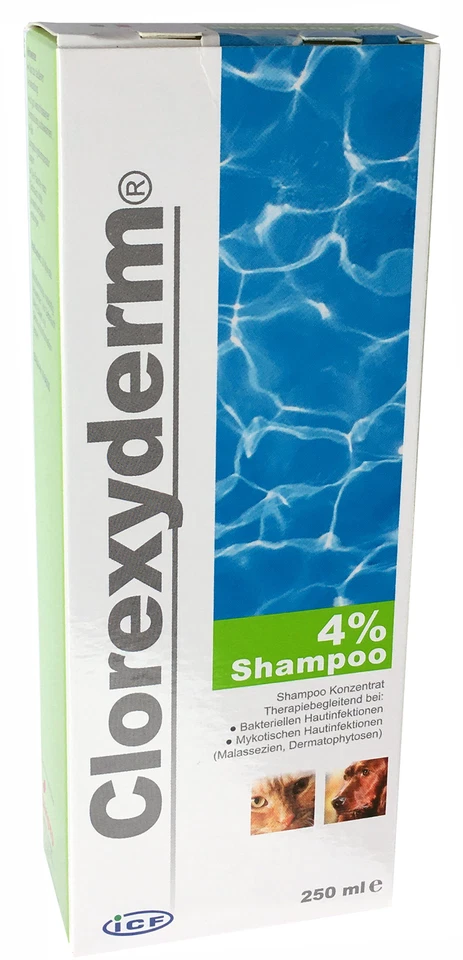 ICF Clorexyderm Shampoo 4% 250ml Flasche (89,96€/1l)