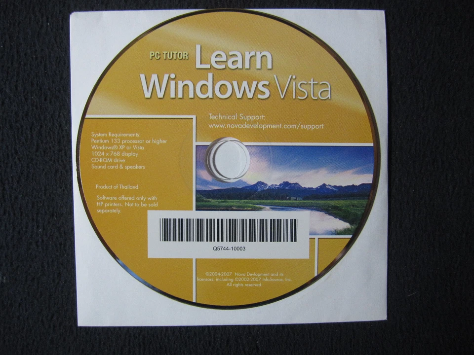PC Tutor Learn Windows Vista Windows Vista/XP - Image 1 of 1