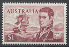 Australia 1973 Flinders $1 Stamp Perf 15X14 Sg 401C Mint Unhinged 24-2