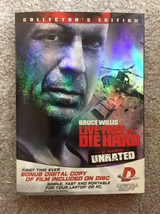 LIVE FREE OR DIE HARD, Collector's Edition (2-Disc Unrated). Bruce Willis - Picture 1 of 5