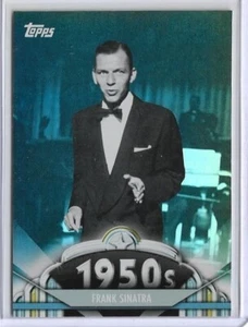 RARO 2011 TOPPS AMERICAN PIE ~ FRANK "MY WAY" SINATRA ~ TARJETA PARALELA "HOJA" #34 - Imagen 1 de 2