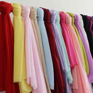 Sheer Chiffon Fabric Costume Drape Dress Craft Material 44" By Meter - Picture 1 of 58