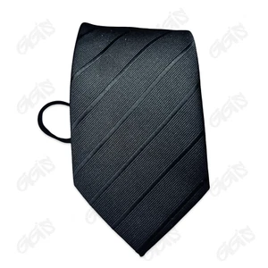 Corbata Pre-Nudo Hombres Negra sobre Negra Lujo Formal Duradera Elegante Hecha a Mano NUEVA - Imagen 1 de 8