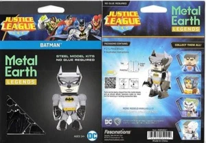 Fascinations Metal Earth Legends BATMAN Justice League DC 3D Laser Cut Model Kit - Picture 1 of 3