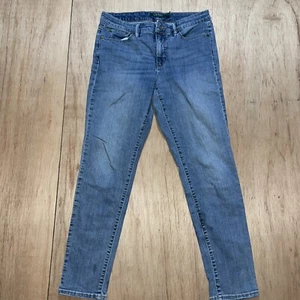 Lauren Ralph Lauren Medium Wash Classic Skinny Curvy Jeans 8 - Picture 1 of 8