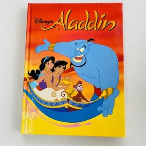 Disney's Aladdin Hard Cover Book Vintage 1993 Near Mint - Picture 1 of 5