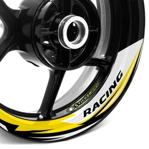 For Ducati SCRAMBLER 1100 18-21 20 Wheel Inner Rim Stickers 17 inch S06W Yellow - Picture 1 of 7