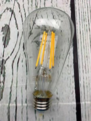 Vintage LED Edison Bulb Dimmable 8W ST64 Led Filament Light 2700K Soft White 820 - Image 1 of 3