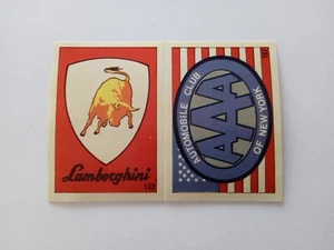 FIGURINA AUTO STEMMI MOTO ED. IMPERIA ANNI 70 LAMBORGHINI/AAA n 132/167 VELINA - Picture 1 of 2