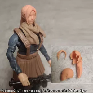 Unpainted 1/18 Claire Redfield Female Head Sculpt Blank Head For 3.75'' Figure - Picture 1 of 1