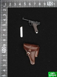 1:6 Scale DID D80168 WWII German Fallschirmjager Axel - P-08 Pistol w/ Holster - Picture 1 of 2