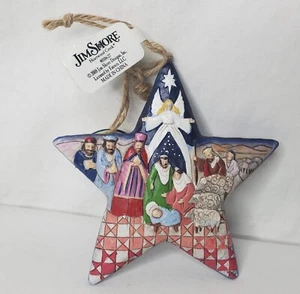 Jim Shore Natività Stella Decorazione Natalizia Heartwood Creek Enesco Nuovo - Foto 1 di 12