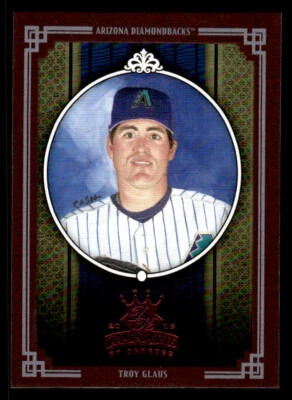 2005 Donruss Diamond Kings #311 Troy Glaus Framed Red card - Image 1 of 2