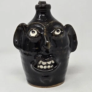 ELIZABETH RINGUS Indigenous Southern Primitive Folk Art Face Jug Pottery - Picture 1 of 15