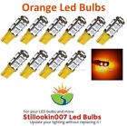 10 - Low Voltage Landscape T5 LED bulbs ORANGE 9LED&#39;s per bulb
