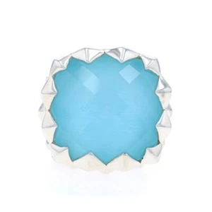 Stephen Webster Super Stud Quartz & Mother of Pearl Cocktail Solitaire Ring 925 - Picture 1 of 9