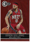 2010-11 CERTIFIED DERON WILLIAMS TOTALLY RED  & 3-2009-10 UD, PANINI, CLASSICS