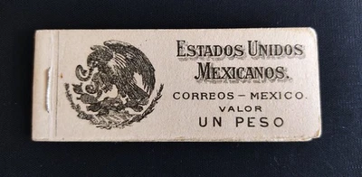 MEXICO 1923 BOOKLET - cpl. w/ assorted 1923 series strips, see imgs., mint NH - Image 1 of 4