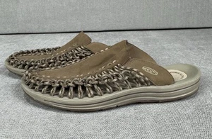 Keen UNEEK SLIDE Brown Slip-On Sandals Mens 11 Cord Weave Contoured Fit - Picture 1 of 11