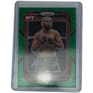 2023 Panini Prizm UFC Khamzat Chimaev Green Wave Prizm #25/25 No.150 - Picture 1 of 3