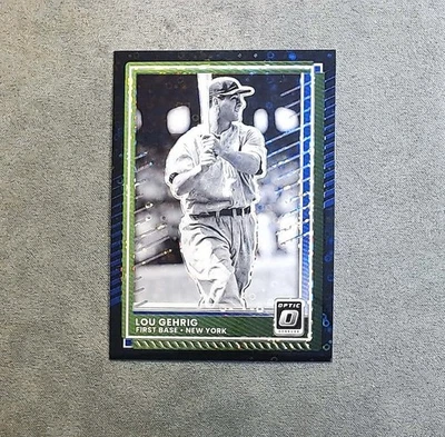 Panini Donruss 2025 - Optic Lou Gehrig #55 Black Circles Prizm Foto 1 de 2