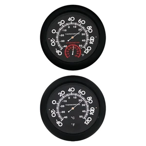Thermometer Hygrometer Weather Station Wall Mounted Professional Temperature - Picture 1 of 15