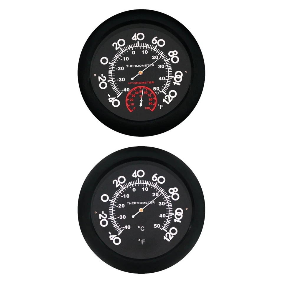 Thermometer Hygrometer Weather Station Wall Mounted Professional Temperature - Image 1 of 1