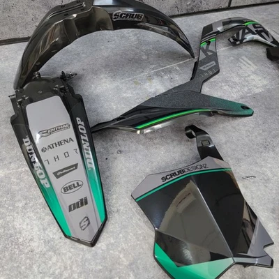 Plastics + Graphics Kawasaki KX450 2019-2023 KX250 2021-2024 KXF - Image 1 of 4