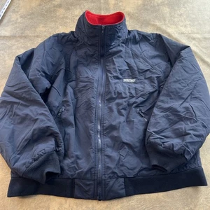 Chaqueta Lands End Para Hombre XL Azul Marino Forrada Polartec Cremallera Completa Softshell y2k's - Imagen 1 de 11